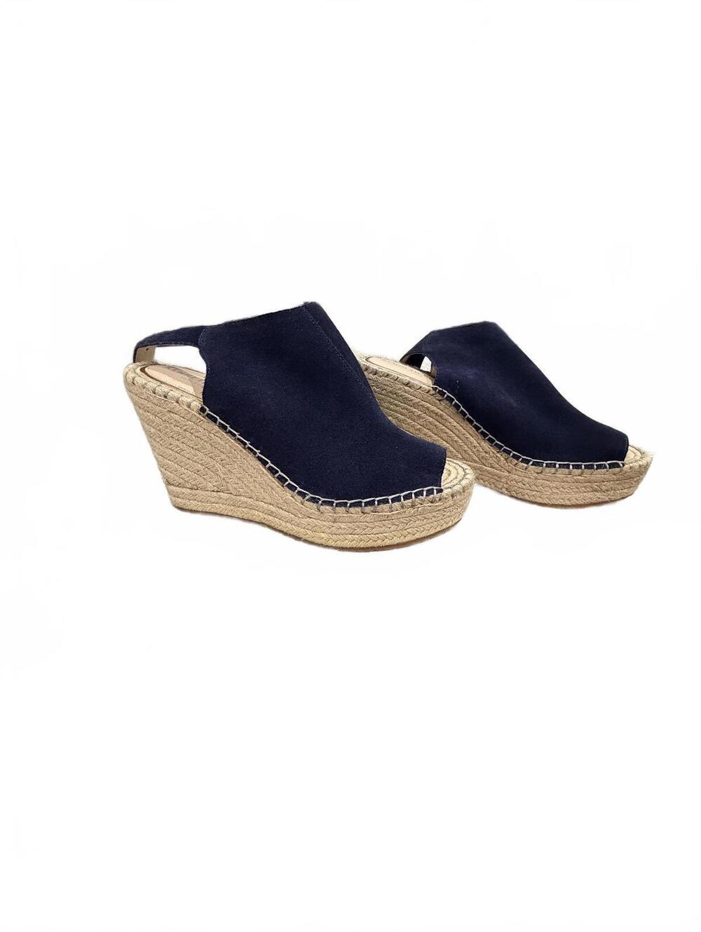Kenneth Cole | Women's Blue Open Toe Wedges | Size 8 | NWOT | 1091